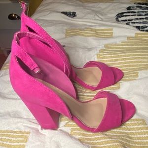 Pink strap Heels - shoe dazzle